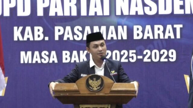 DPD Partai NasDem Pasaman Barat Resmi Dilantik, M. Guntara, S.H. Kembali Dipercaya Pimpin untuk Periode Kedua