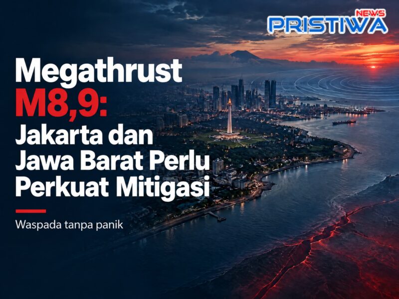 Megathrust M8,9: Jakarta dan Jawa Barat Perlu Perkuat Mitigasi