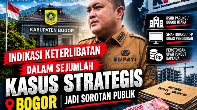 Indikasi Keterlibatan Bupati Bogor dalam Sejumlah Kasus Strategis Bogor Jadi Sorotan Publik