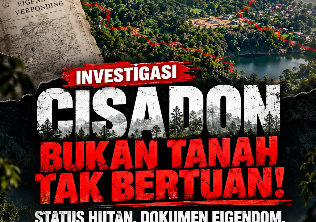 BLAK-BLAKAN SOAL CISADON?!, CISADON BUKAN TANAH TAK BERTUAN!